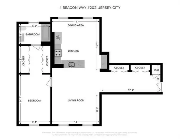 Jc Bergen-lafayett, NJ 07304,4 BEACON WAY  #202