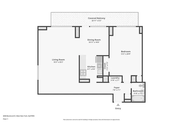 West New York, NJ 07093,6040 BLVD EAST  #3H