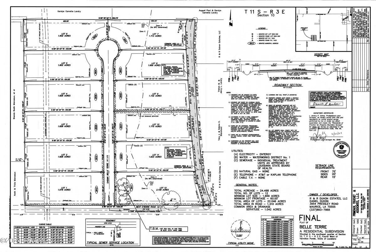 Maurice, LA 70555,3912 Chemin Belle Terre