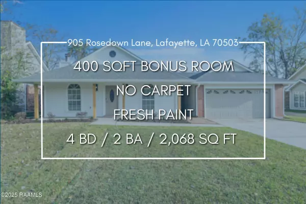 Lafayette, LA 70503,905 Rosedown LN