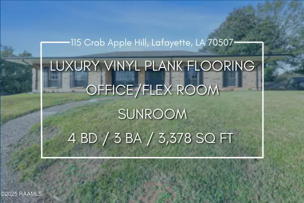 Lafayette, LA 70507,115 Crab Apple HL