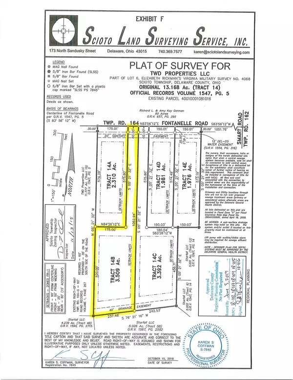 Ostrander, OH 43061,0 Fontanelle Road #Tract 14B