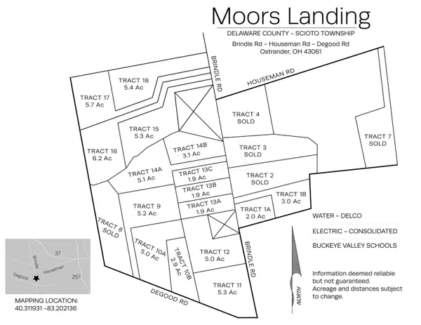 Ostrander, OH 43061,0 Brindle Road #Tract 1A