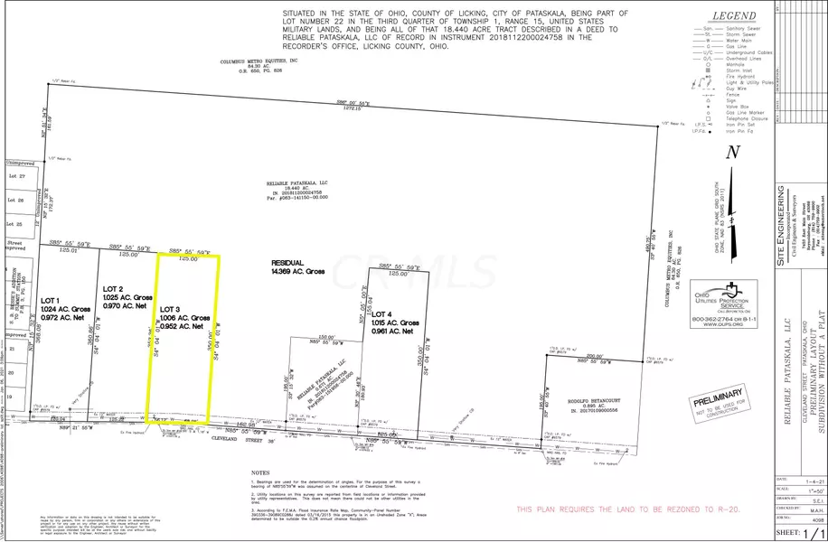 0 Cleveland Road #Lot #3, Pataskala, OH 43062