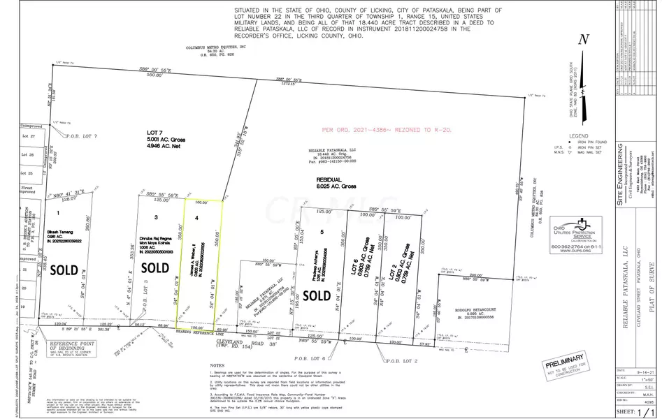 0 Cleveland Road #Lot #4, Pataskala, OH 43062