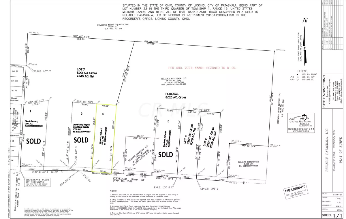 Pataskala, OH 43062,0 Cleveland Road #Lot #4