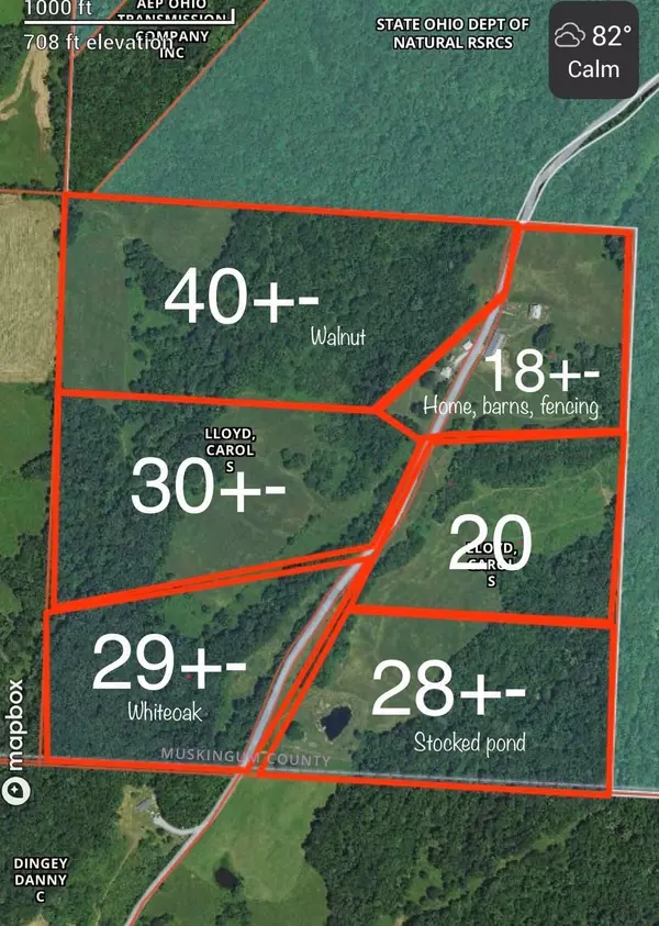 0 Young Hickory Road #32.660 acres, Blue Rock, OH 43720