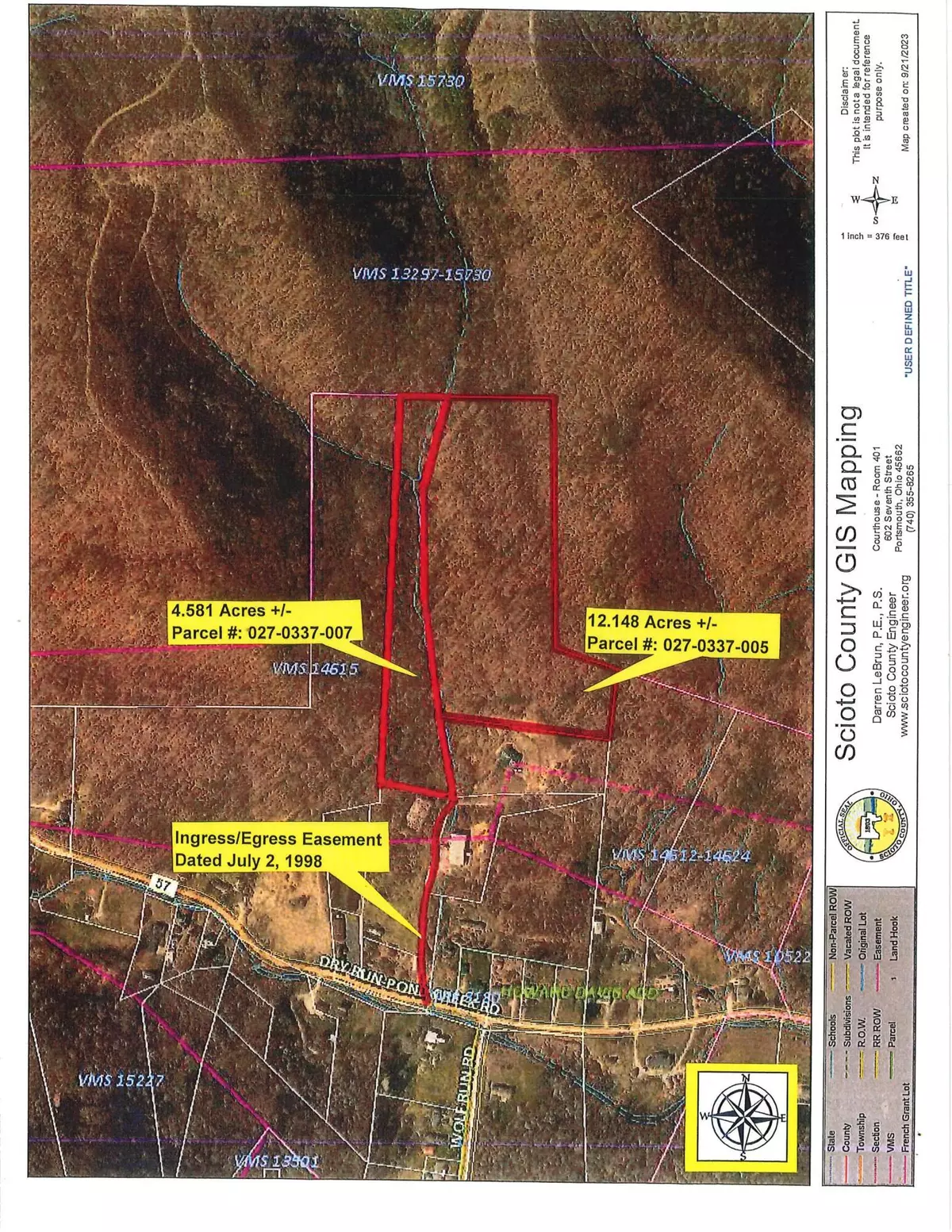 West Portsmouth, OH 45663,1444 Dry Run Road