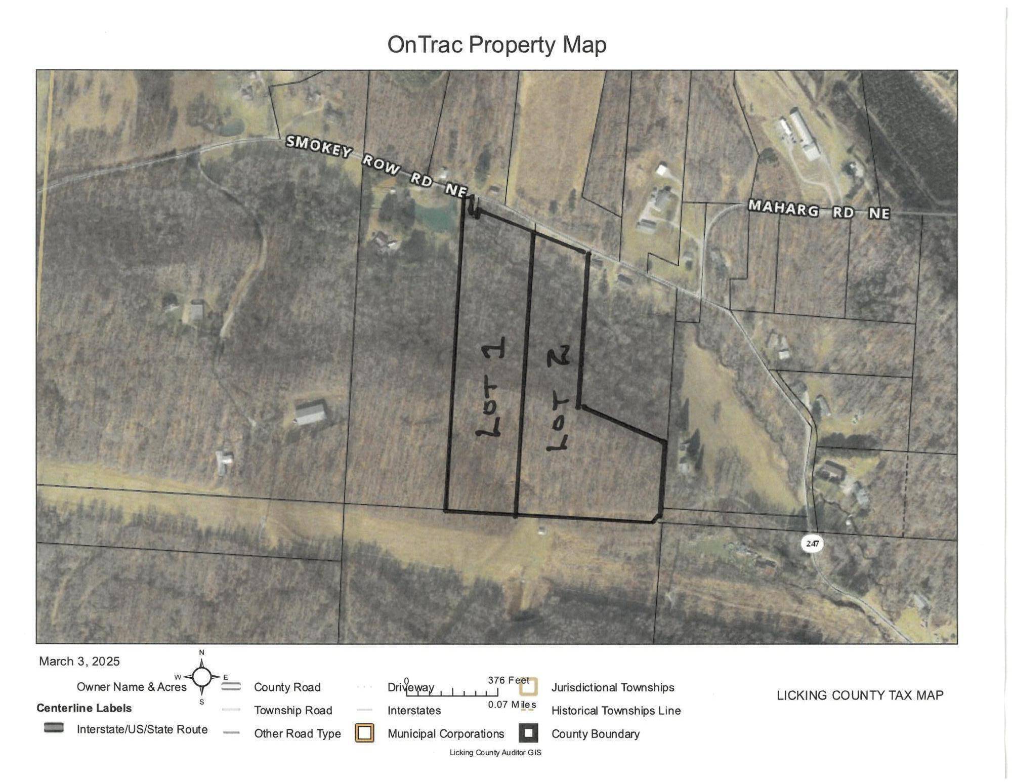 0 Smokey Row Road #Lot #2, Saint Louisville, OH 43071