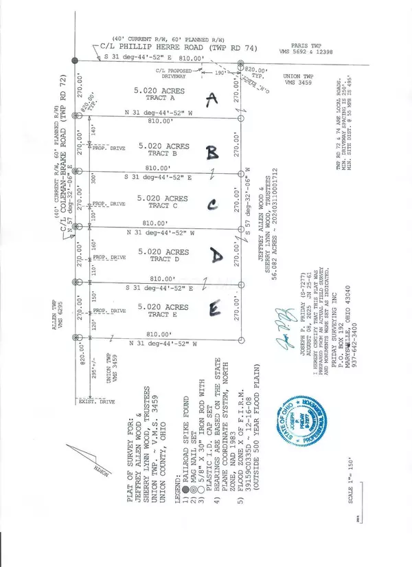 0 Coleman Brake Road #Lot C, Milford Center, OH 43045