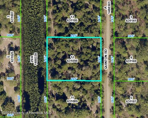 12 QUINTON Road, Weeki Wachee, FL 34614