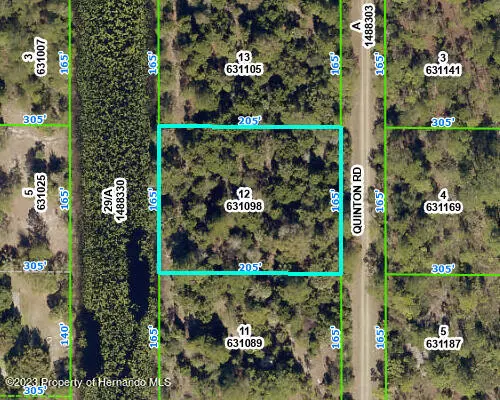 12 QUINTON Road, Weeki Wachee, FL 34614