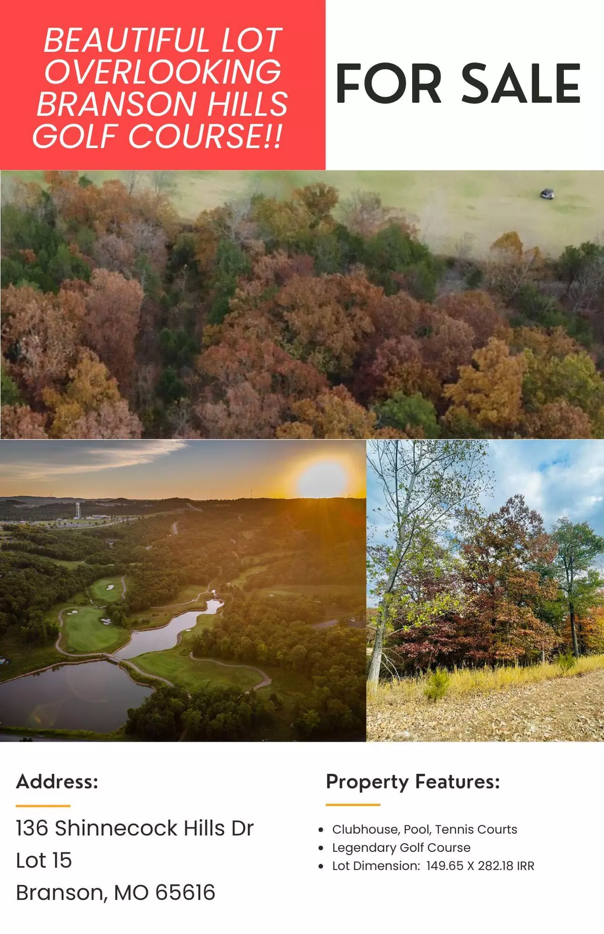 Branson, MO 65616,Lot 15 Shinnecock Hills DR
