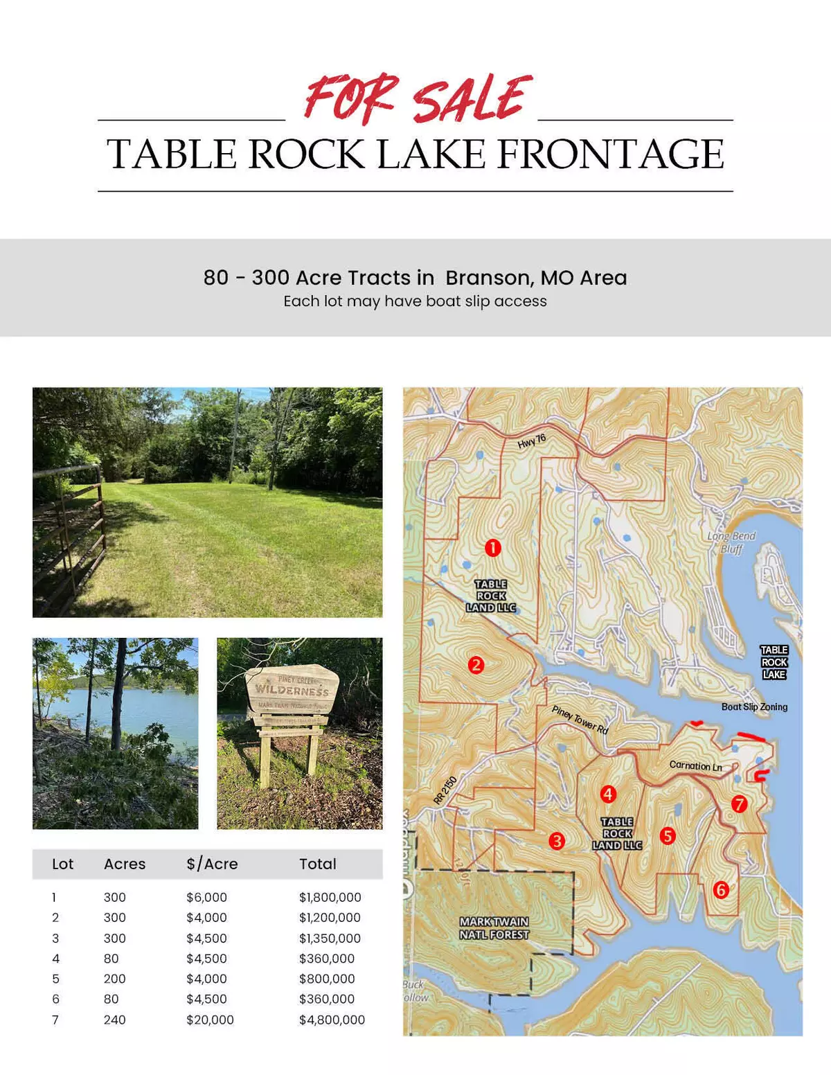 Cape Fair, MO 65624,Lot 1 W Hwy76