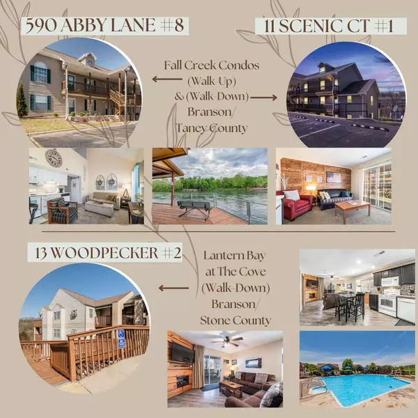590, 11, 1 Abby Ln, Scenic Ct, Woodpecker LN #8, 1, 2, Branson, MO 65616