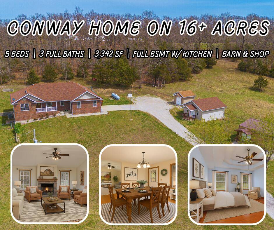 1206 Black Horse RD, Conway, MO 65632