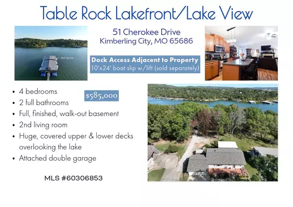 51 Cherokee DR, Kimberling City, MO 65686