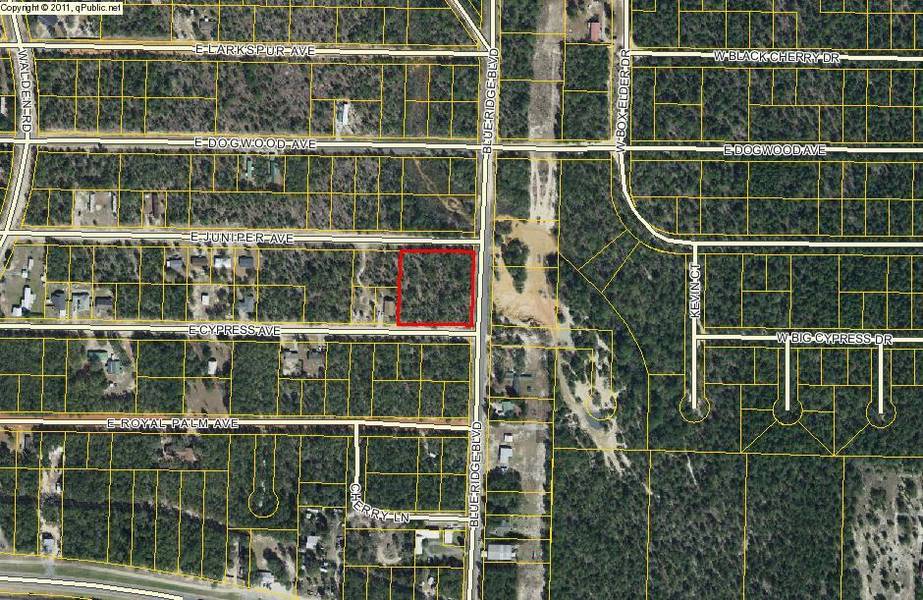 1.4ac. Blue Ridge Boulevard, Defuniak Springs, FL 32433