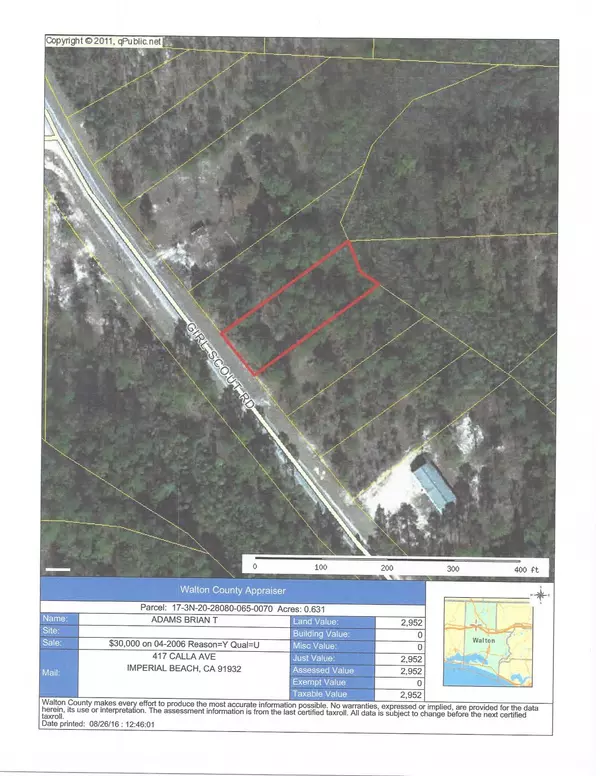 Defuniak Springs, FL 32433,LOT 7 Girl Scout Road