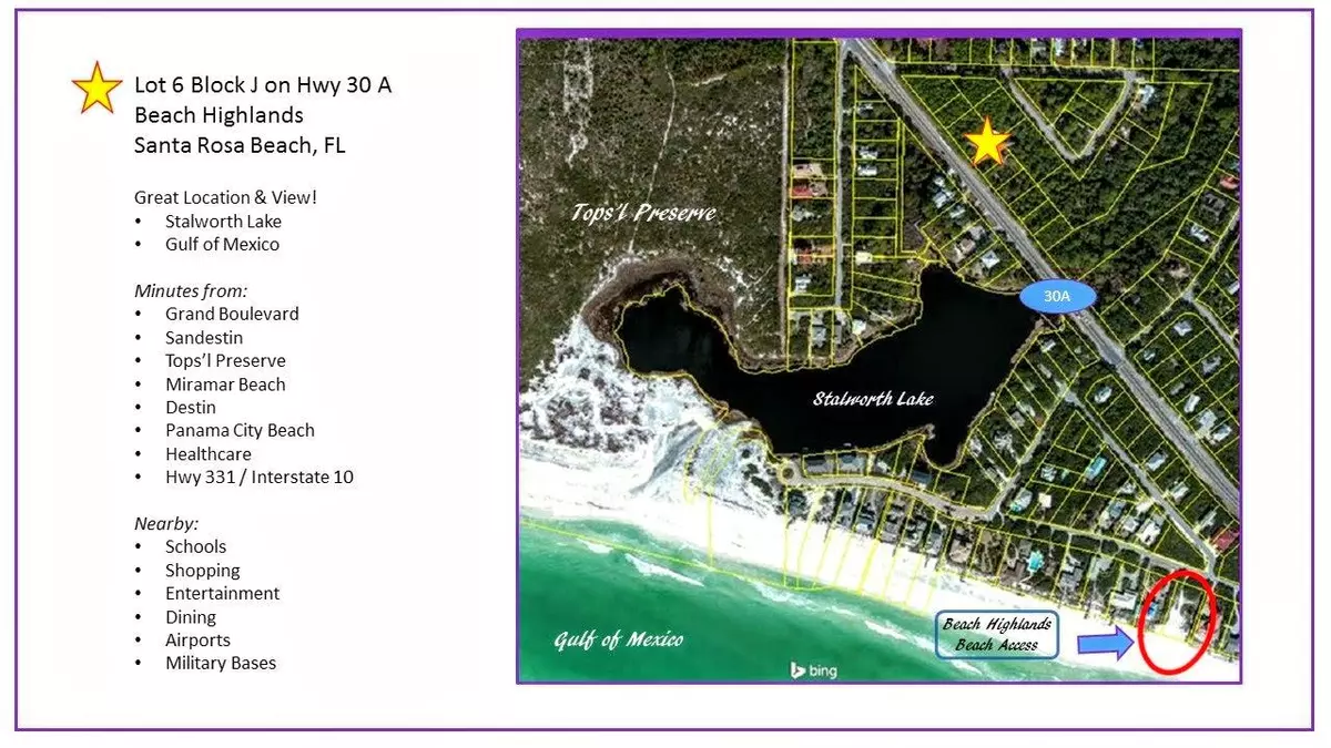 Santa Rosa Beach, FL 32459,LT 6 BL J W County Hwy 30A