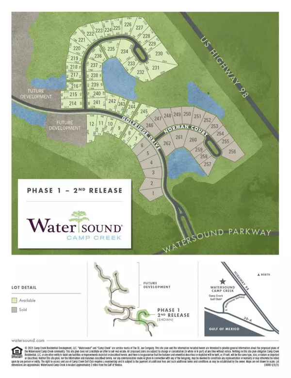 Lot 242 Golfridge Drive, Watersound, FL 32461