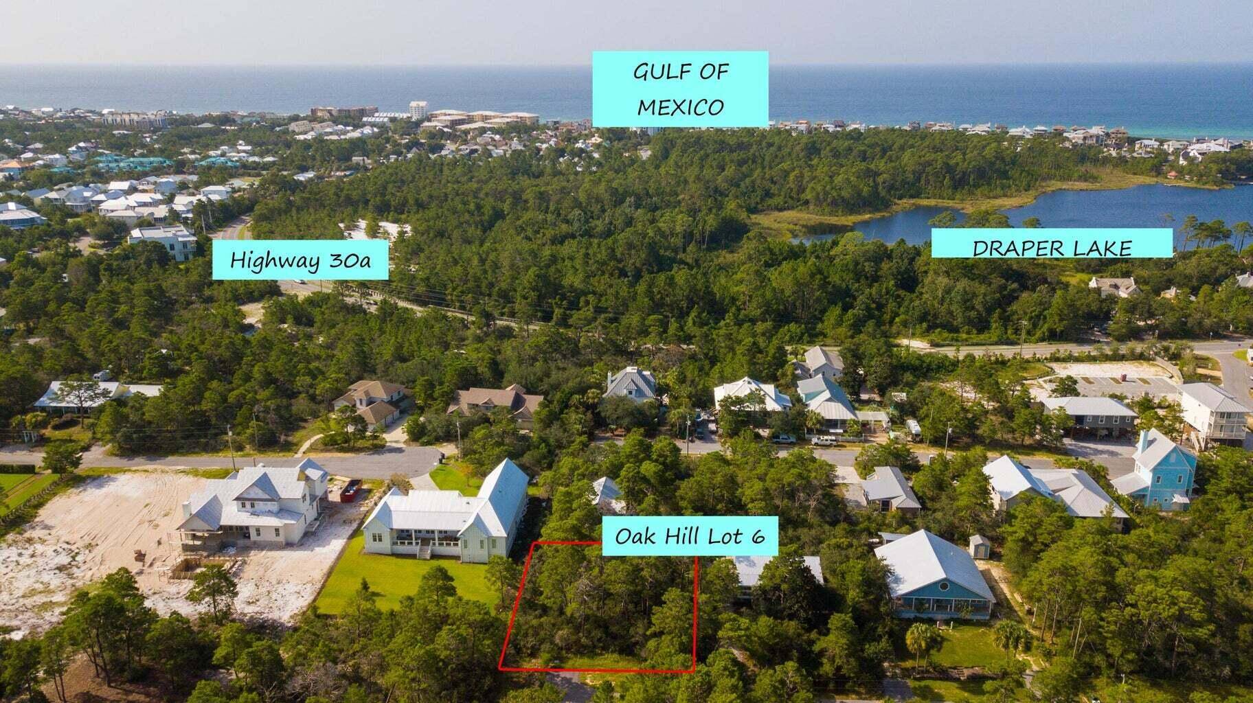 Lot 6 Oak Hill Lane,  Santa Rosa Beach,  FL 32459