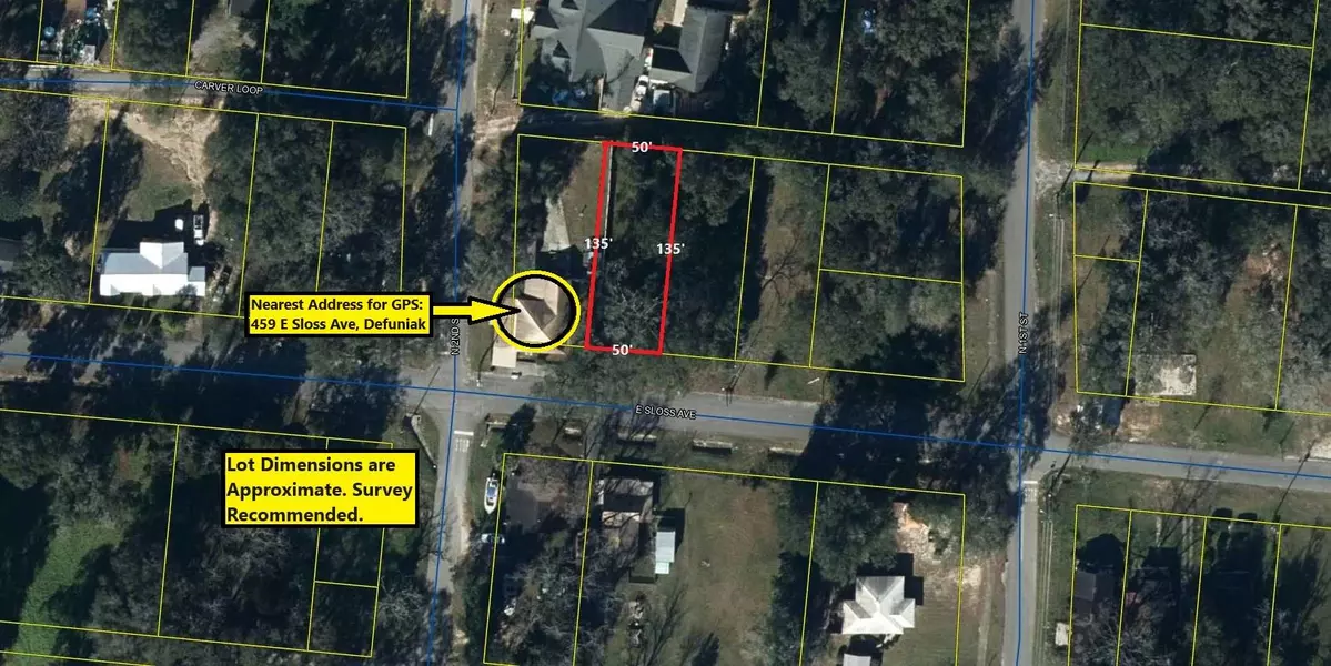 Lot 1061 E Sloss Avenue, Defuniak Springs, FL 32433