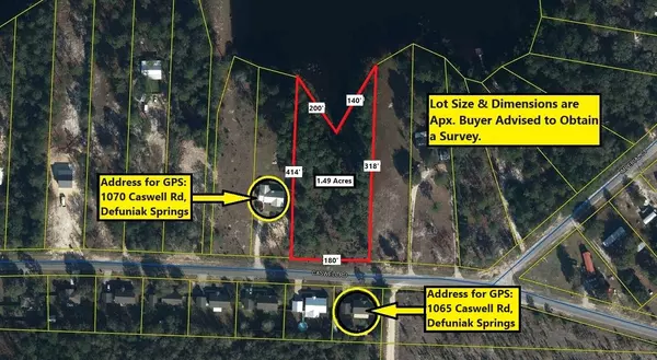 Defuniak Springs, FL 32433,Lots 38&39 Caswell Road