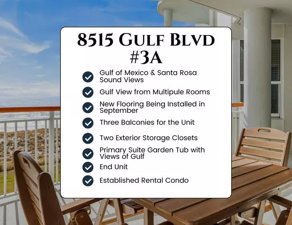 Navarre, FL 32566,8515 Gulf Boulevard  ## 3A