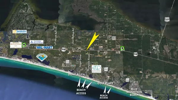 Santa Rosa Beach, FL 32459,2.29 Acres Highway 98