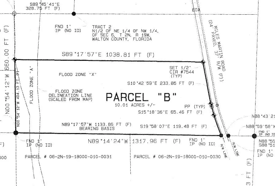 Defuniak Springs, FL 32435,10 acres Miles Martin Road