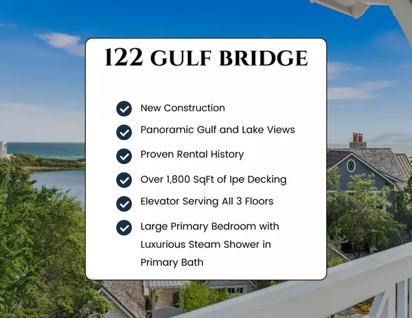 Watersound, FL 32461,122 Gulf Bridge Lane