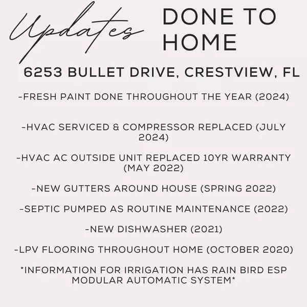 Crestview, FL 32536,6253 Bullet Drive