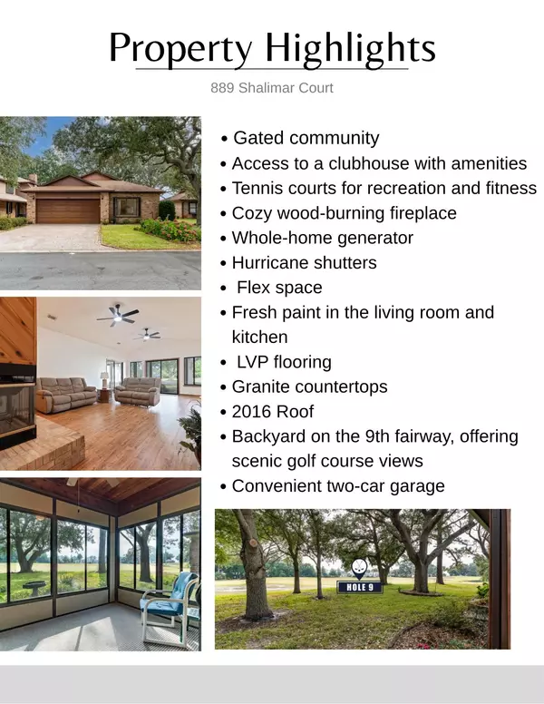Shalimar, FL 32579,889 Shalimar Court