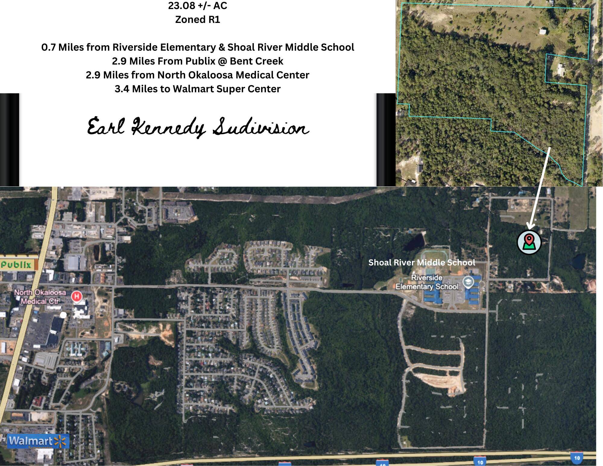 Crestview, FL 32539,23 ac Okaloosa Lane