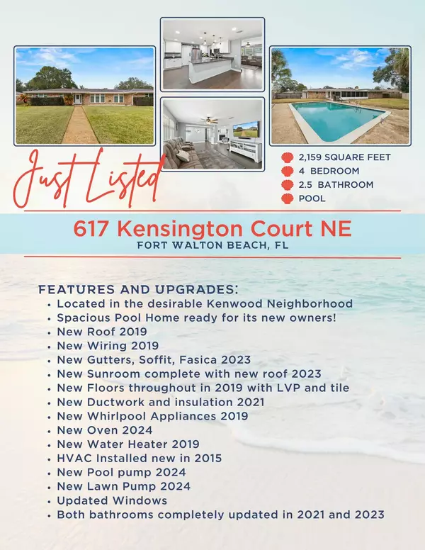 Fort Walton Beach, FL 32547,617 NE Kensington Court