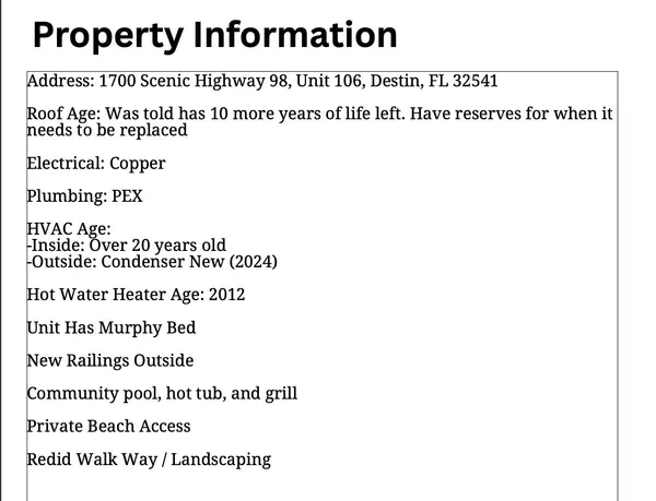 Destin, FL 32541,1700 Scenic Highway 98 #Unit 106
