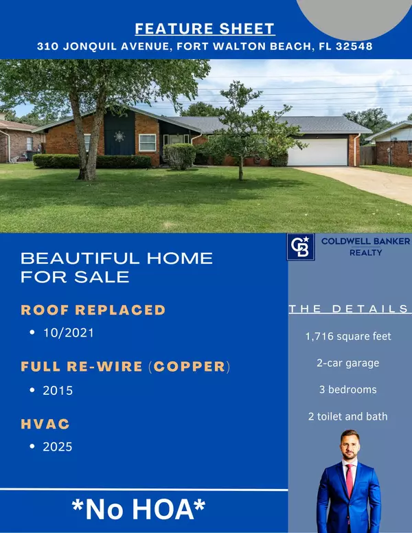 Fort Walton Beach, FL 32548,310 NW Jonquil Avenue