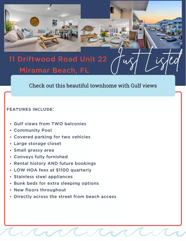 Destin, FL 32550,11 Driftwood Road  #22