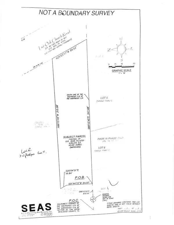 Crestview, FL 32539,.60 Acres Live Oak Church Rd