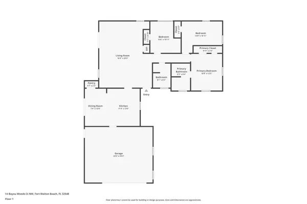 Fort Walton Beach, FL 32548,14 NW Bayou Woods Court