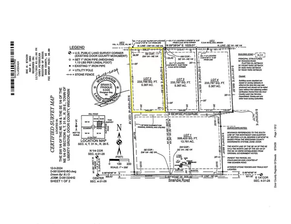 Lot  2 Scandia Rd, Sister Bay, WI 54234