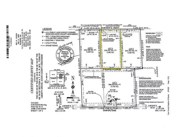 Sister Bay, WI 54234,Lot  3 Scandia Rd