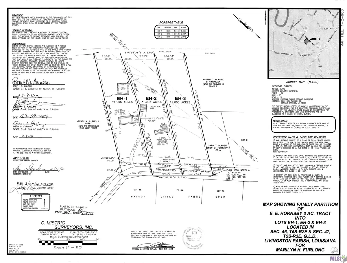 Denham Springs, LA 70706,EH-2 Ben Fugler Rd