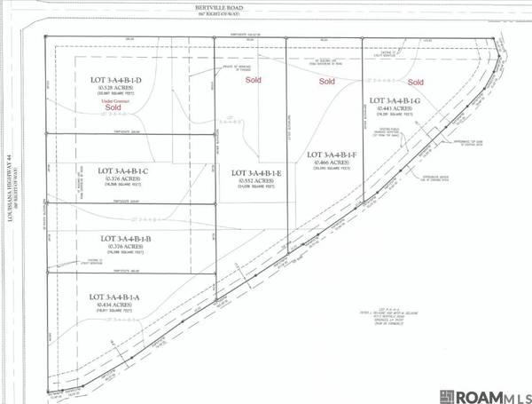 Lot 3-A-4-B-1-C Hwy 44, Gonzales, LA 70737