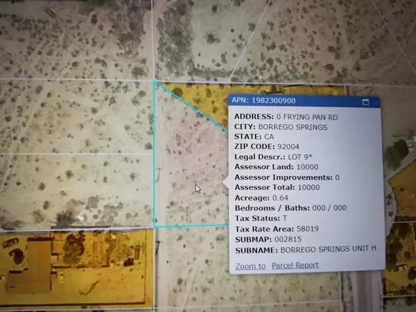 Borrego Springs, CA 92004,Lot 9 Frying Pan RD