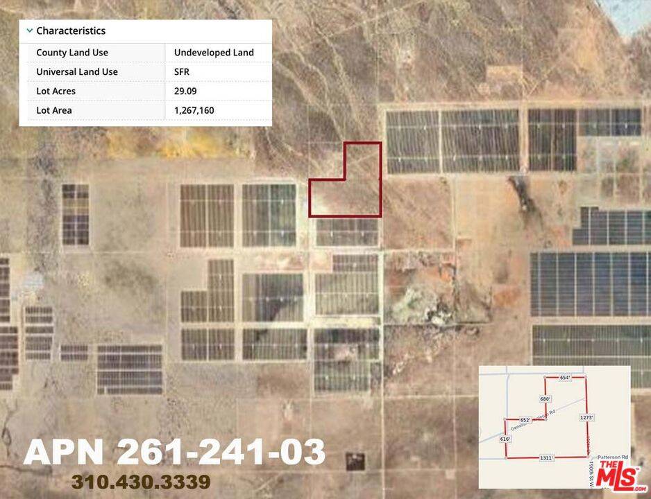 Rosamond, CA 93560,0 Patterson RD