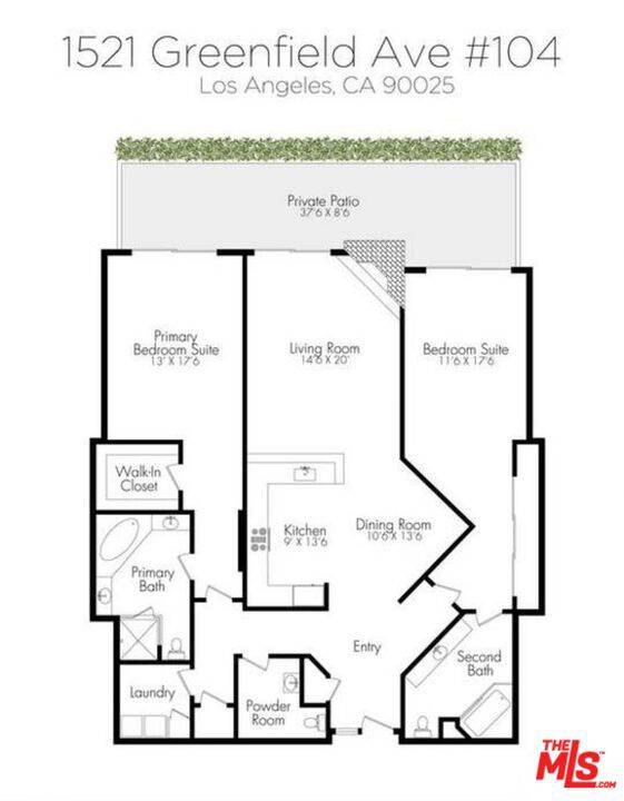 Los Angeles, CA 90025,1521 Greenfield AVE #104
