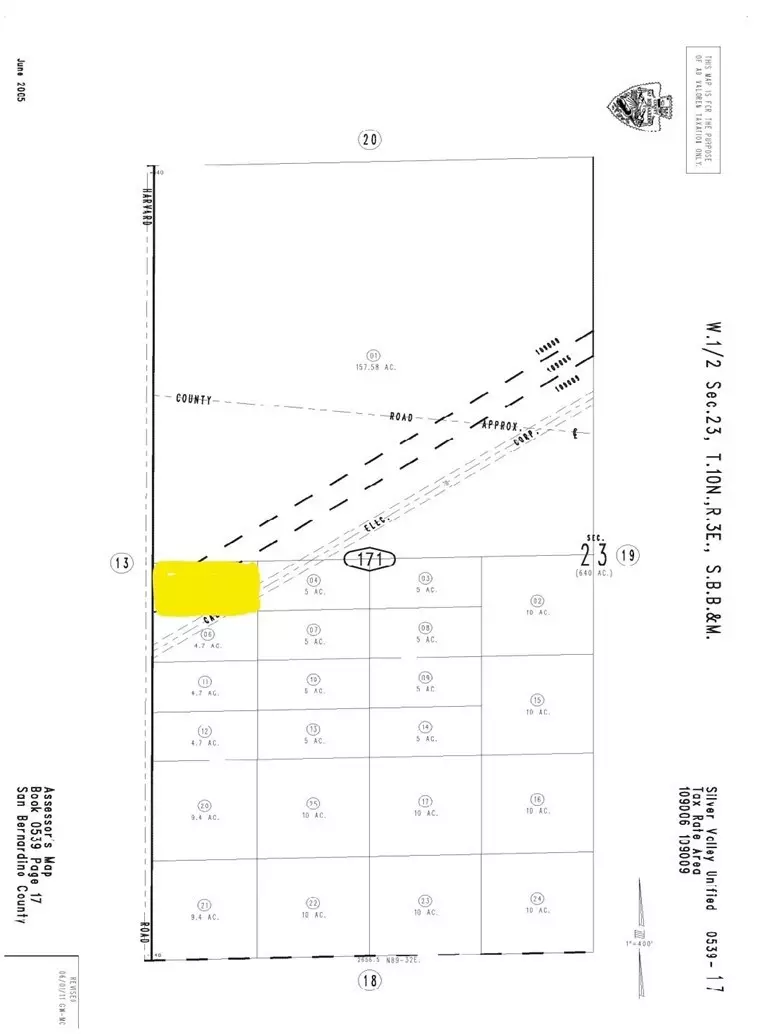 Newberry Springs, CA 92365,0 Harvard RD