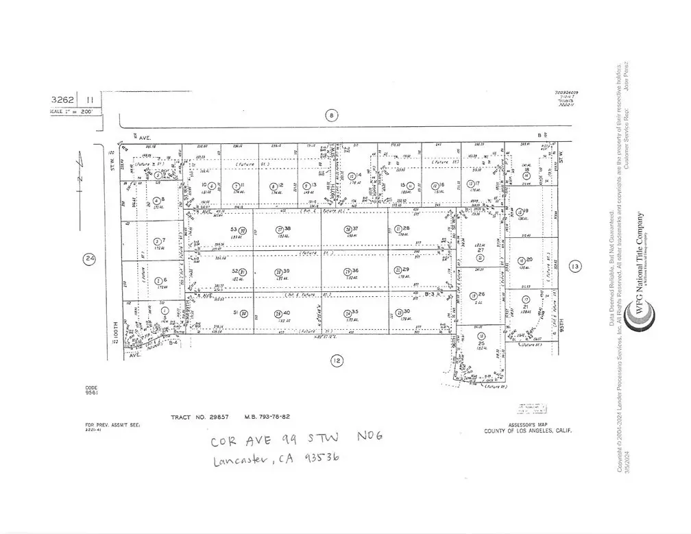 Lancaster, CA 93536,0 COR AVE 99 STW NOG